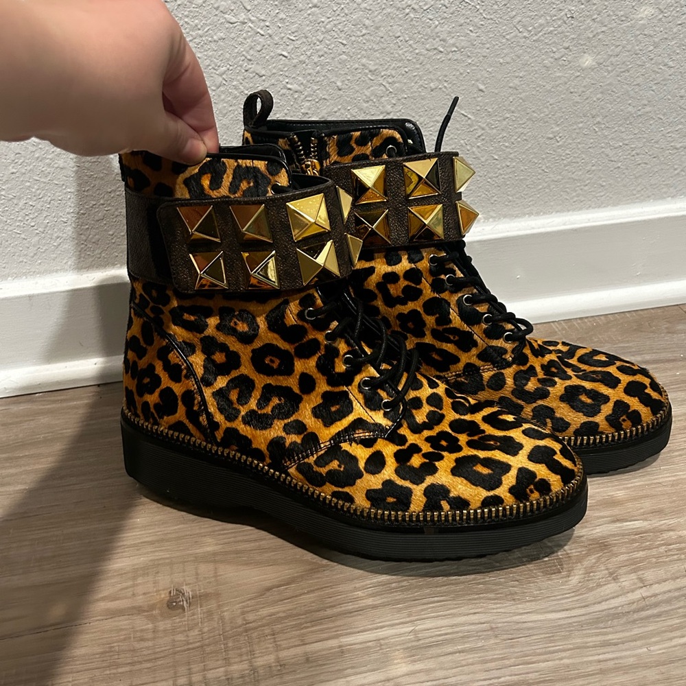 Michael kors Leopard Print Ankle Boots